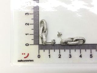 pendientes plata 925mm con piedra con circonita