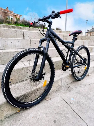 Bicicleta Montaña Rockrider MTB doble suspensión