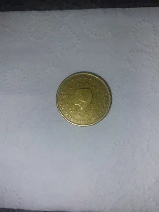 Moneda 50 céntimos Países Bajos 1999
