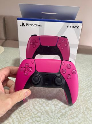 Mando DualSense PS5 Rosa y Negro