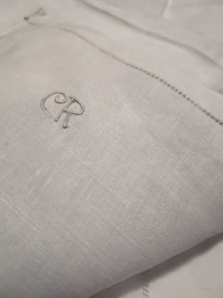 Lenzuolo matrimoniale ricamato