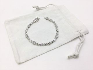 pulsera plata 925mm con piedra con circonita