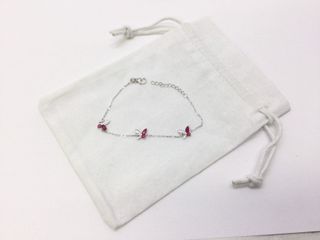 pulsera plata 925mm con piedra con circonita