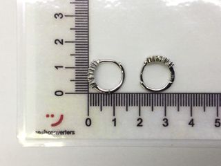 argollas plata 925mm con piedra con circonita