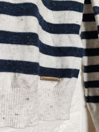 Maglioncino Diesel righe bianco e blu L