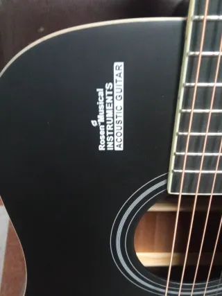 Guitarra Acústica Negra