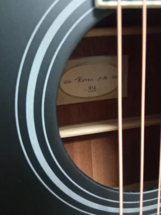 Guitarra Acústica Negra