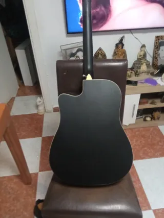 Guitarra Acústica Negra