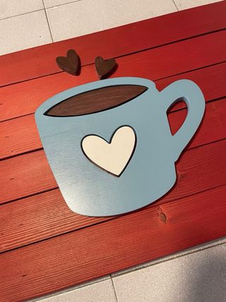 Rotulo para negocio en madera