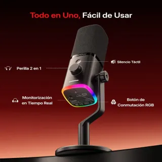 Micrófono Gaming MAONO PD100W Inalámbrico