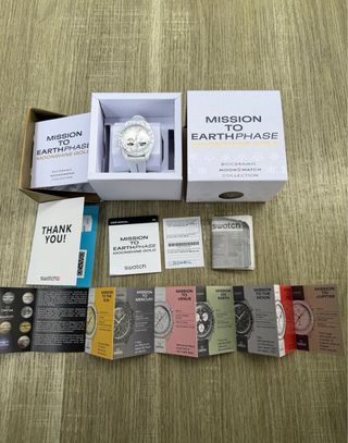 Swatch Mission to Earthphase Moonshine Gold