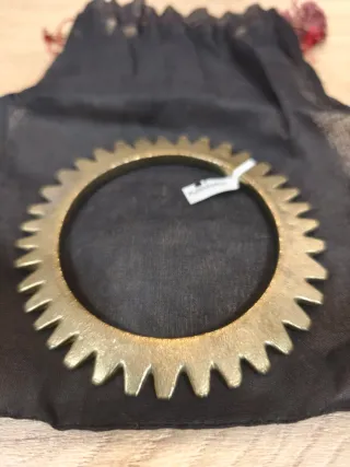 Pendientes y pulsera artesanal diseño