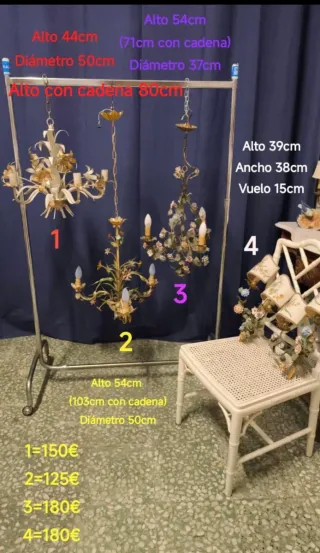 Lámparas y apliques vintage