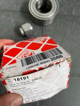 Cojinete rueda Peugeot Citroen