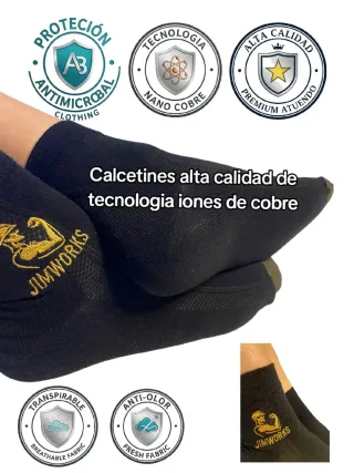 Calcetines JIMWORKS Cobre Antiolor Antibacteriano