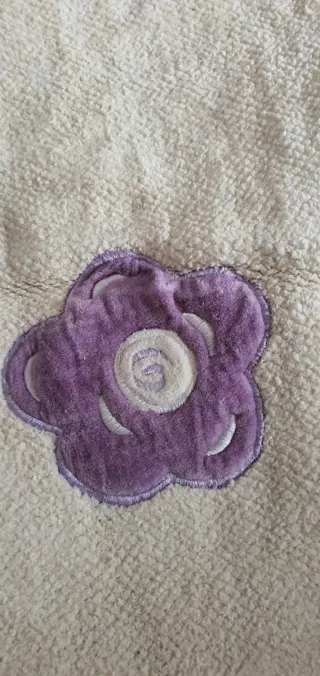 Alfombra de tela con flores medidas   120 x 60