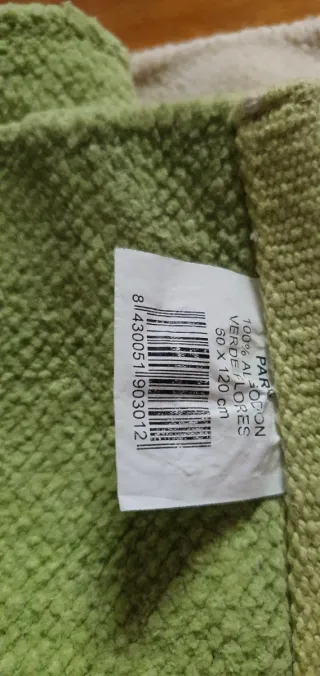 Alfombra de tela con flores medidas   120 x 60