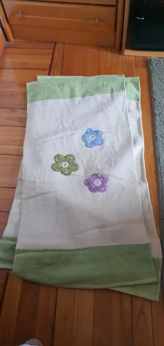 Alfombra de tela con flores medidas   120 x 60