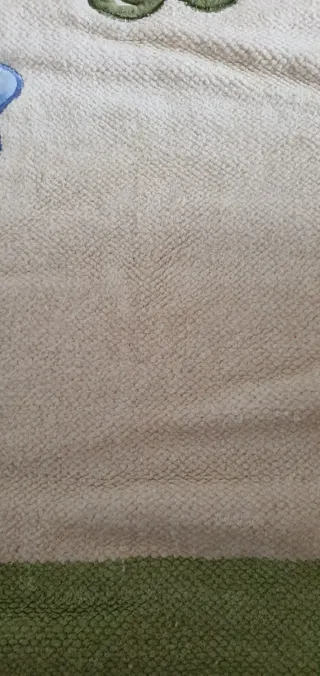 Alfombra de tela con flores medidas   120 x 60