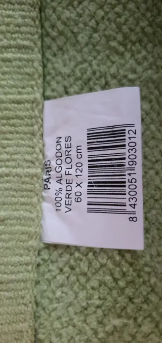 Alfombra de tela con flores medidas   120 x 60