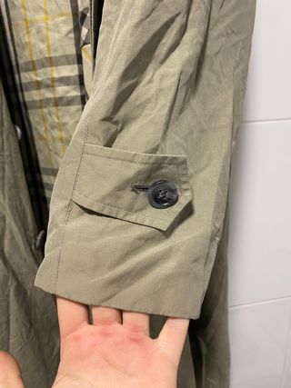 Gabardina Burberry fina verano algodón Antigua