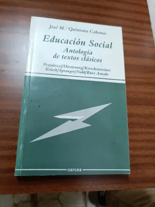 Educación social.: Antología textos de textos c...