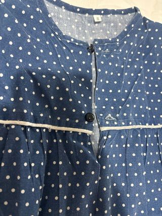 Blusones falleros azul y blanco