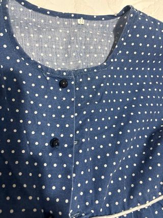 Blusones falleros azul y blanco