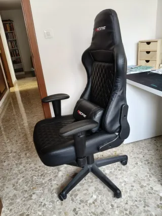 Silla Gaming Racing Reclinable con Cojín Lumbar