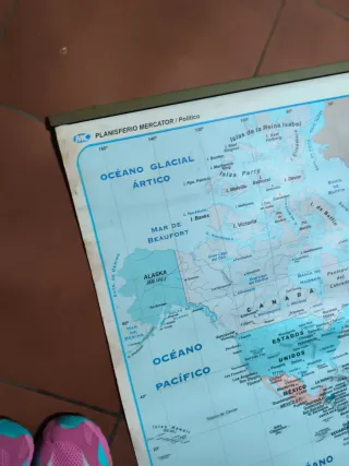 Mapa del Mundo de Pared