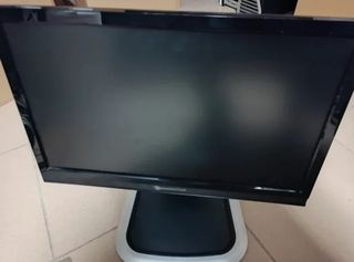 Soporte Monitor PC Negro/Plateado
