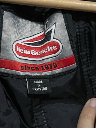 Chaqueta Moto Hein Gericke Negra Naranja