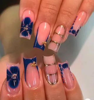 Uñas pies manicura pedicura