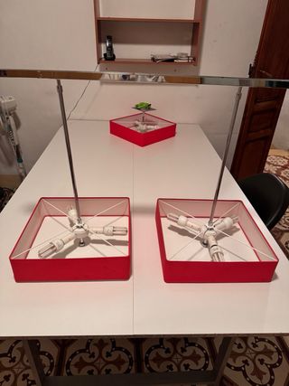 Juego de 2 lamparas para zona salon comedor
