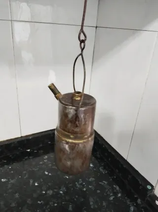 Candil de carburo antiguo
