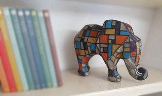 Scultura Elefante Pop Colorato