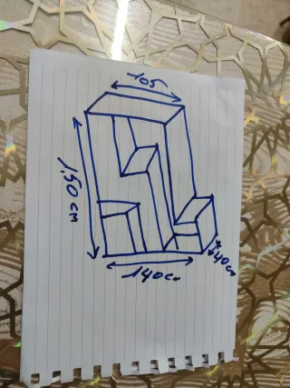 Estantería aluminio y cristal