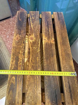 Caja rústica de madera para almacenaje