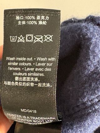 Calcetines Hunter Kids Azul Marino Talla XL