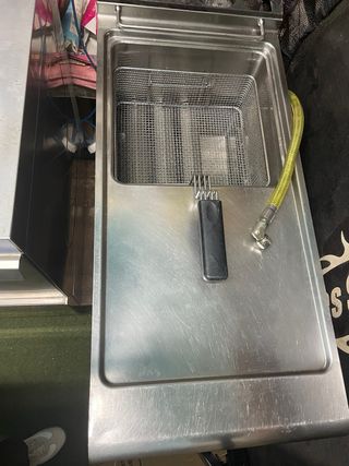 Freidora de 25 litros, profesional de gas Baron