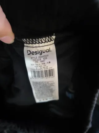 Pantalón Desigual Denim y Negro Talla M