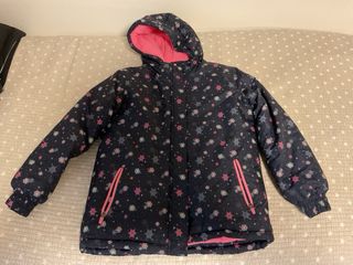 Traje de esquí niña azul y rosa