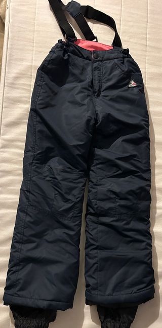 Traje de esquí niña azul y rosa