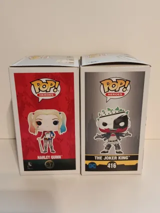 Funko Pop! Harley Quinn y Joker King