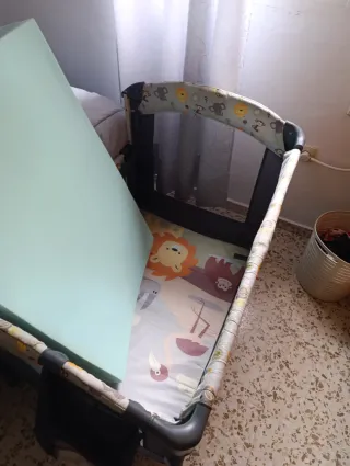 Cuna colecho bebé como nueva + colchón