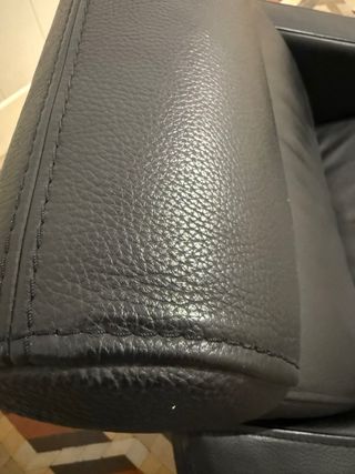 Poltrona Faubourg Steiner in Pelle Nera Perfetta