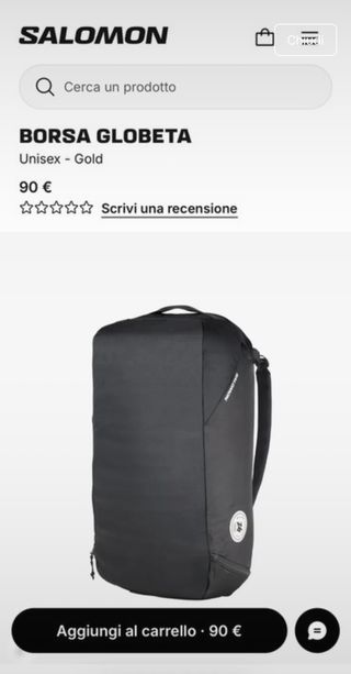 BORSA SALOMON 40 L. MILANO CORTINA 2026 COLOR NERO