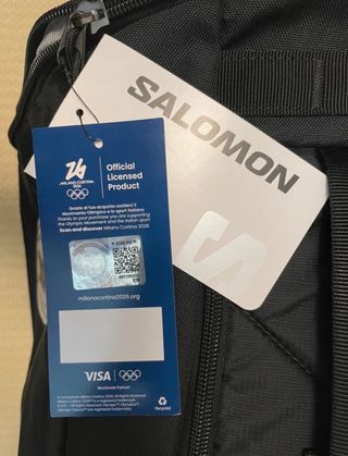 BORSA SALOMON 40 L. MILANO CORTINA 2026 COLOR NERO