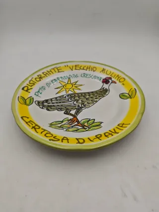 Piatto del Buon Ricordo Ristorante Vecchio Mulino