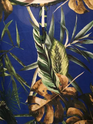 Blusa estiva donna fantasia tropicale nr 125